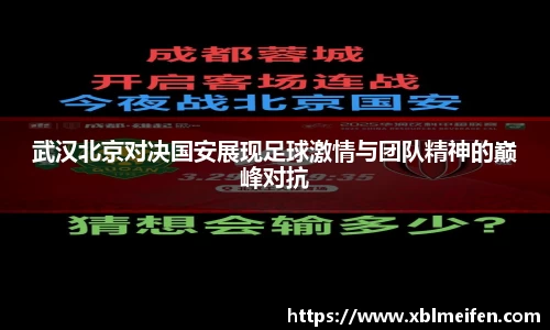 武汉北京对决国安展现足球激情与团队精神的巅峰对抗