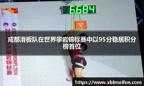 成都滑板队在世界攀岩锦标赛中以95分稳居积分榜首位